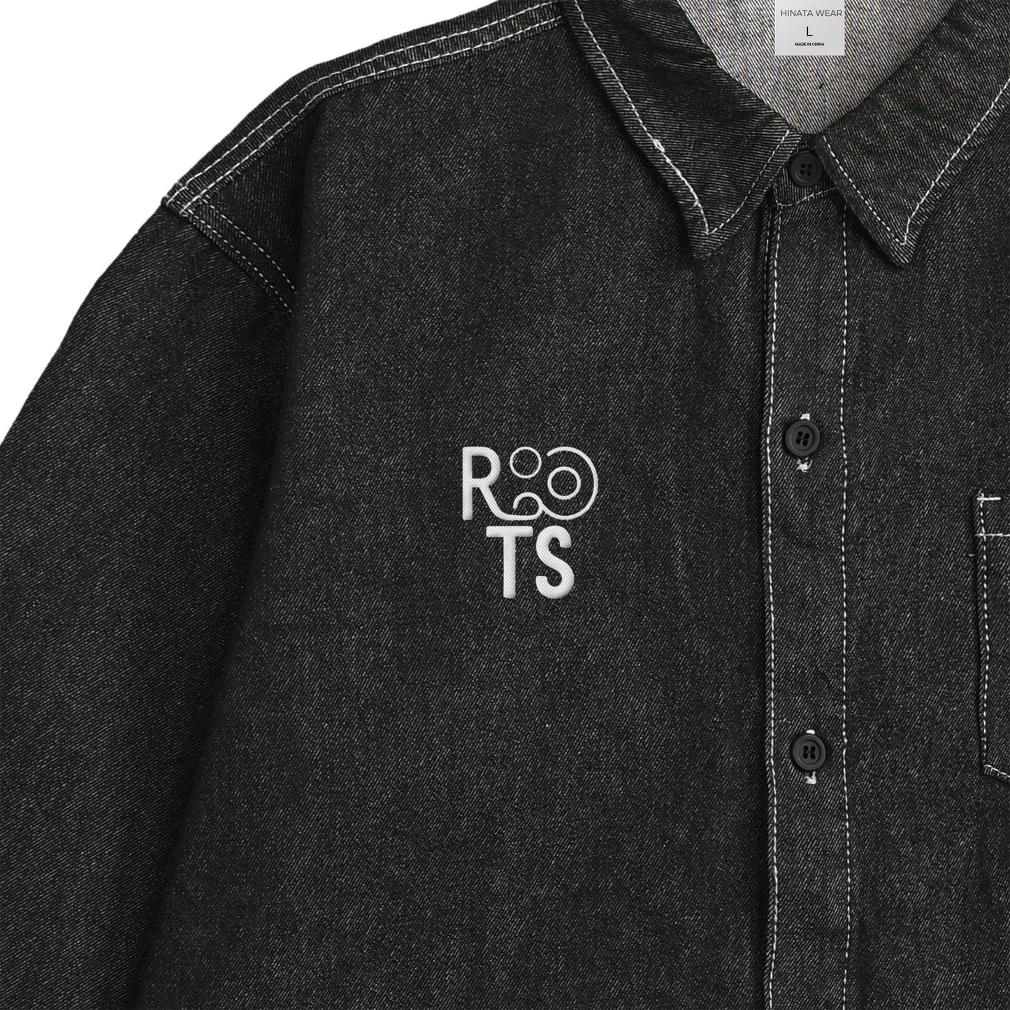 ROOTS Denim Shirt black image