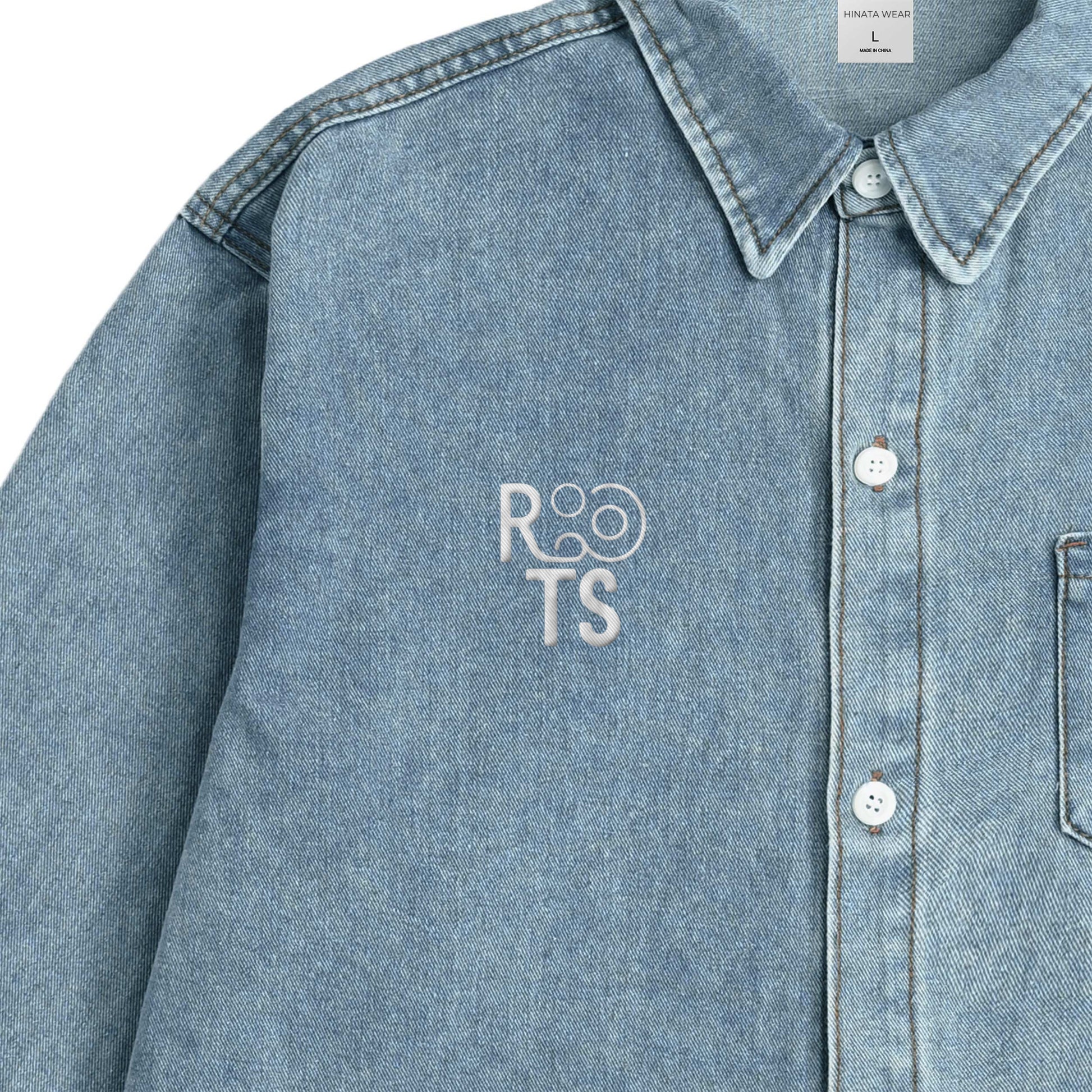 ROOTS Denim Shirt light-blue image