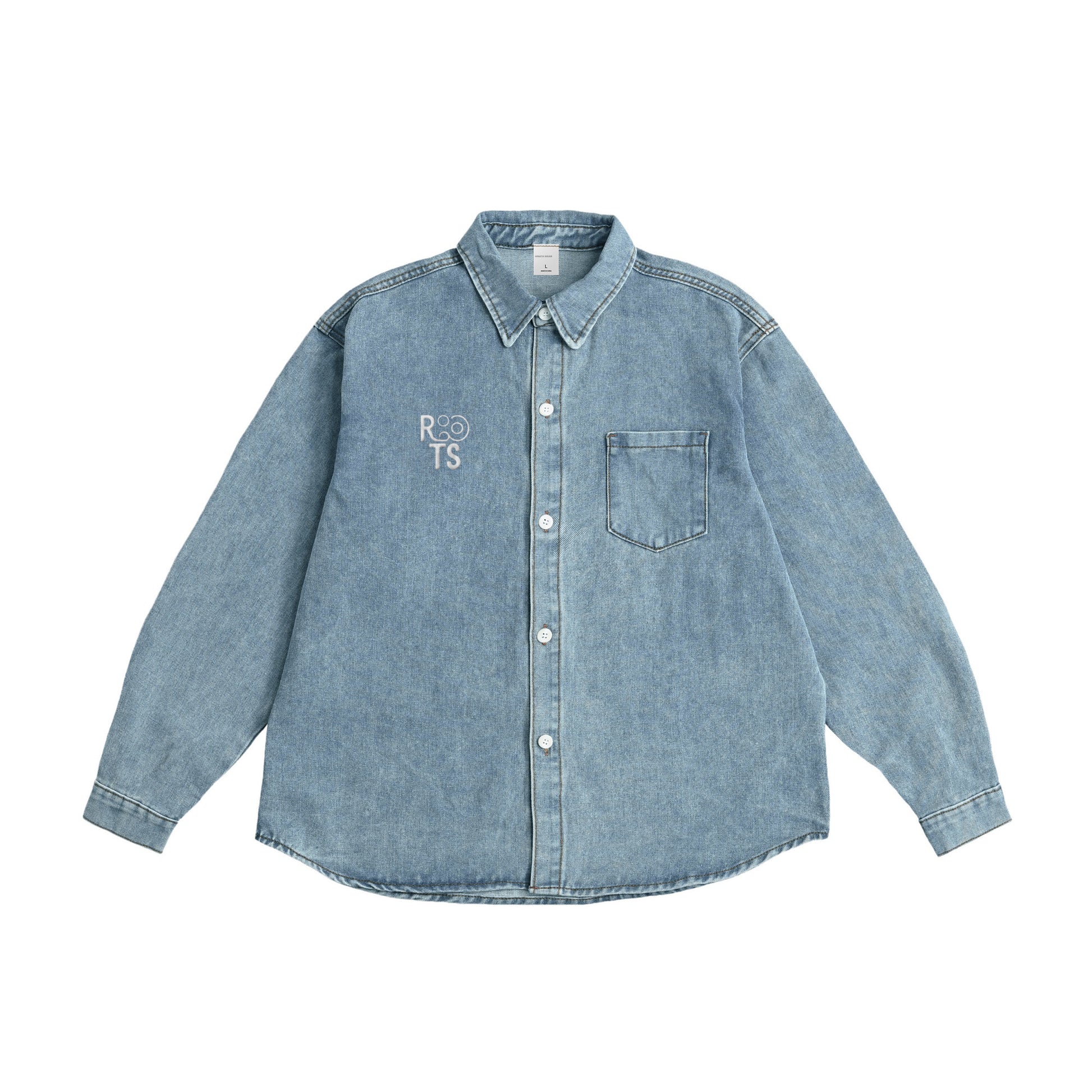 ROOTS Denim Shirt light-blue image
