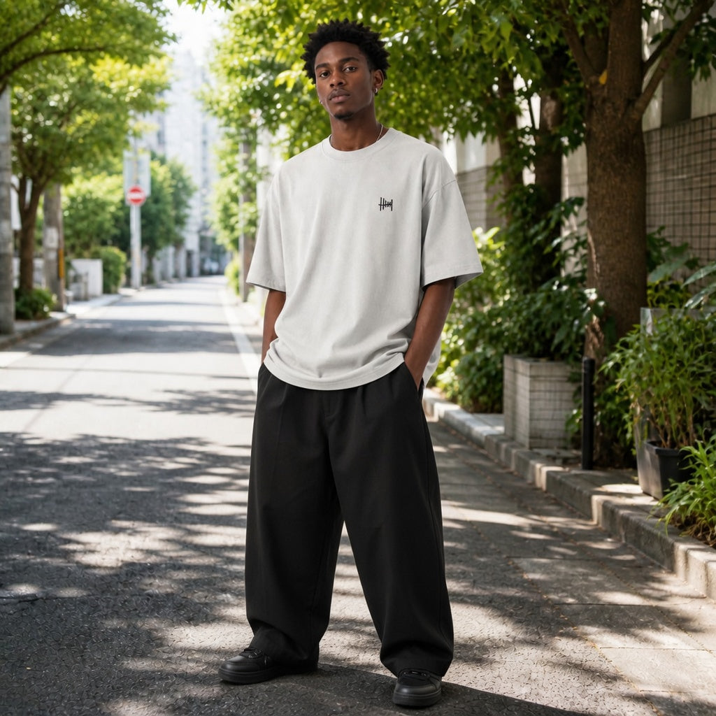 HINATA Logo Unisex Oversized Tee