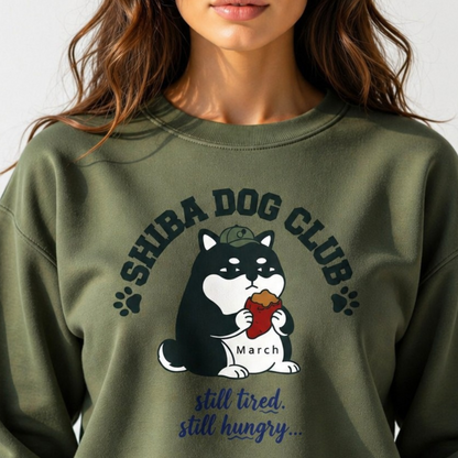 Custom Shiba Dog Club Sweatshirt - CALM SHIBA