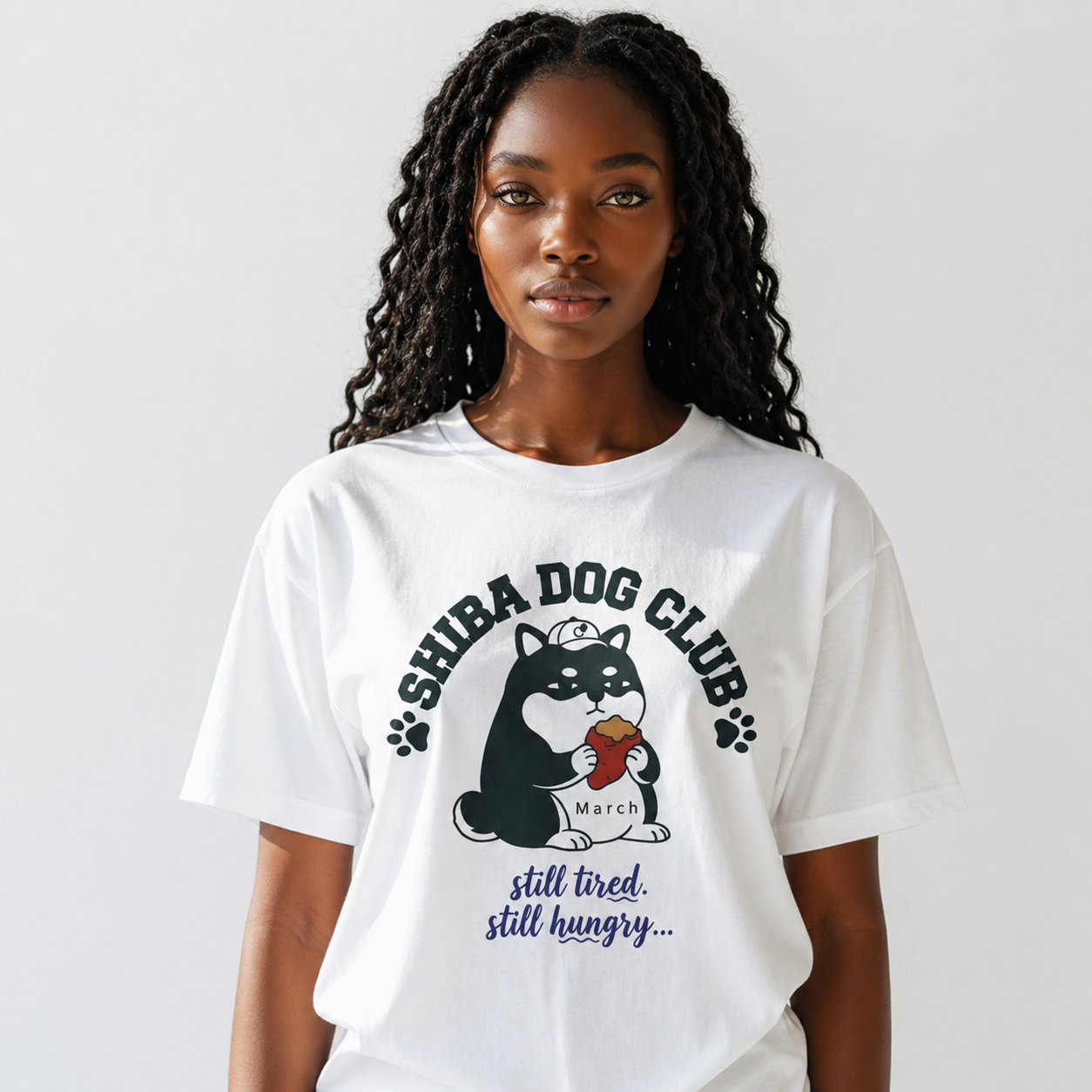Custom Shiba Dog Club Tee - CALM SHIBA