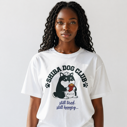 Custom Shiba Dog Club Tee - CALM SHIBA