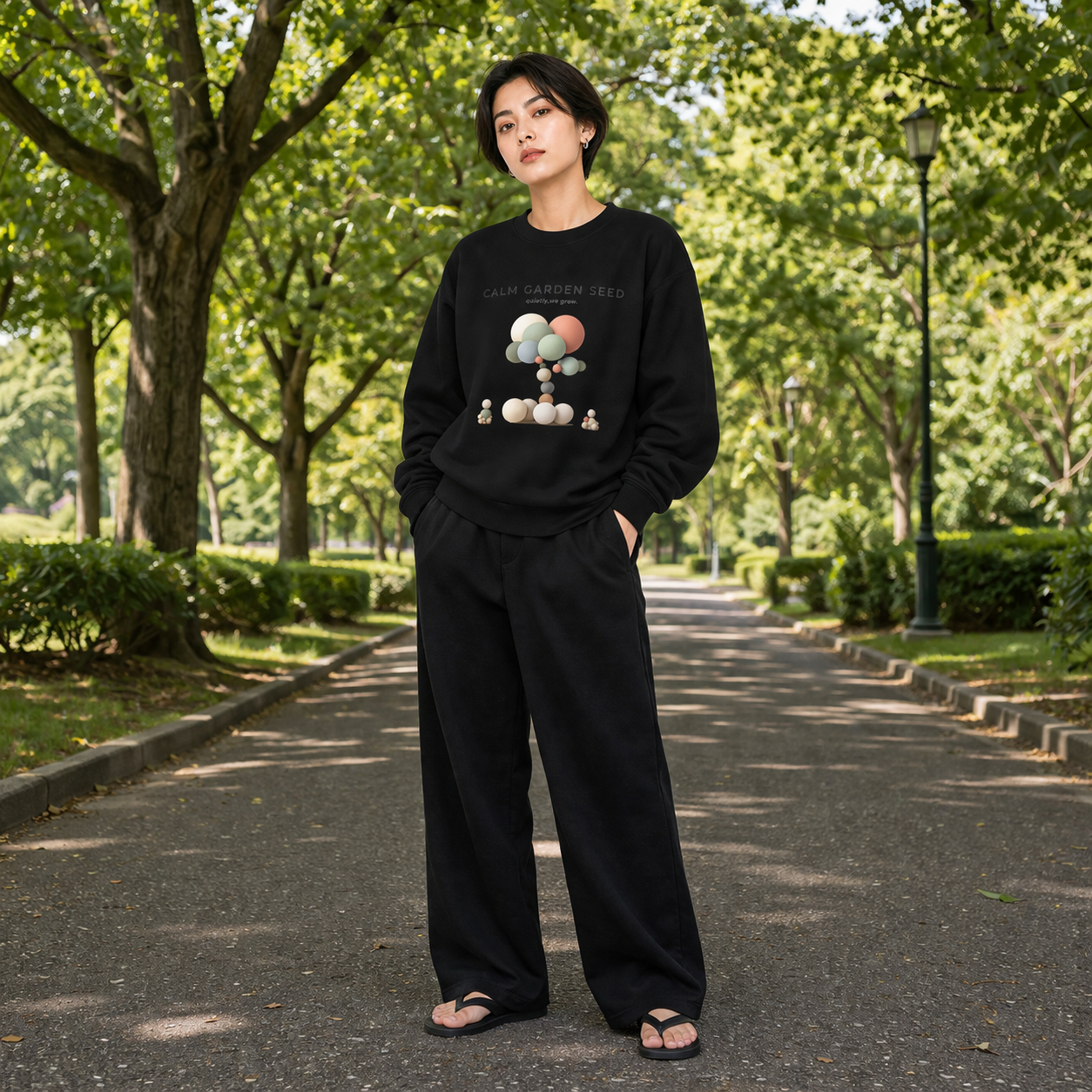 Custom SEED – Calm Garden Sweatshirt