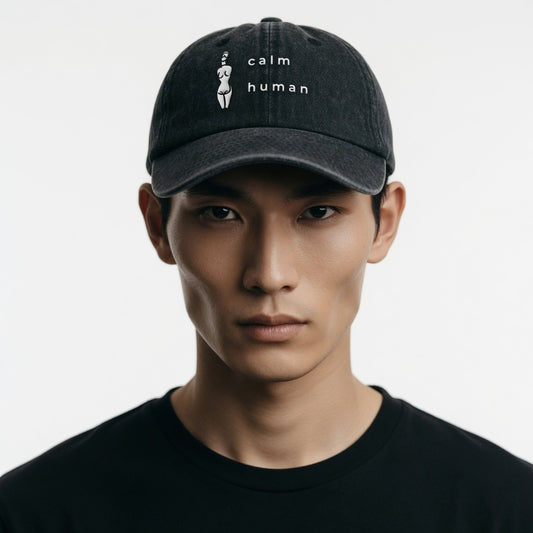 SHIZUKA Denim Cap - CALM HUMAN
