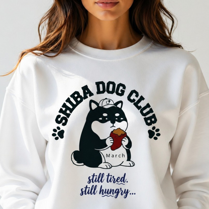 Custom Shiba Dog Club Sweatshirt - CALM SHIBA