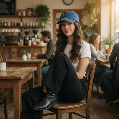 SHIZUKA Denim Cap - CALM HUMAN