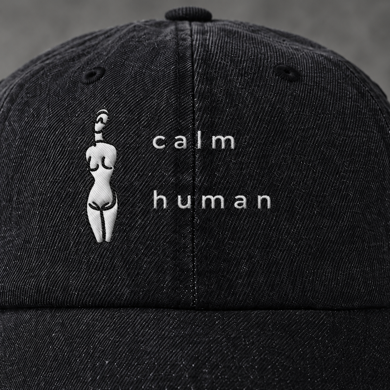 SHIZUKA Denim Cap - CALM HUMAN