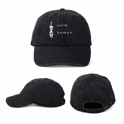 SHIZUKA Denim Cap - CALM HUMAN