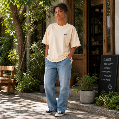 HINATA Logo Unisex Oversized Tee