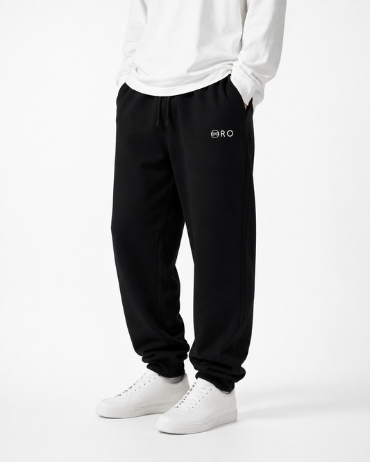 ORO Minimal Embroidered Sweatpants