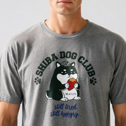 Custom Shiba Dog Club Tee - CALM SHIBA