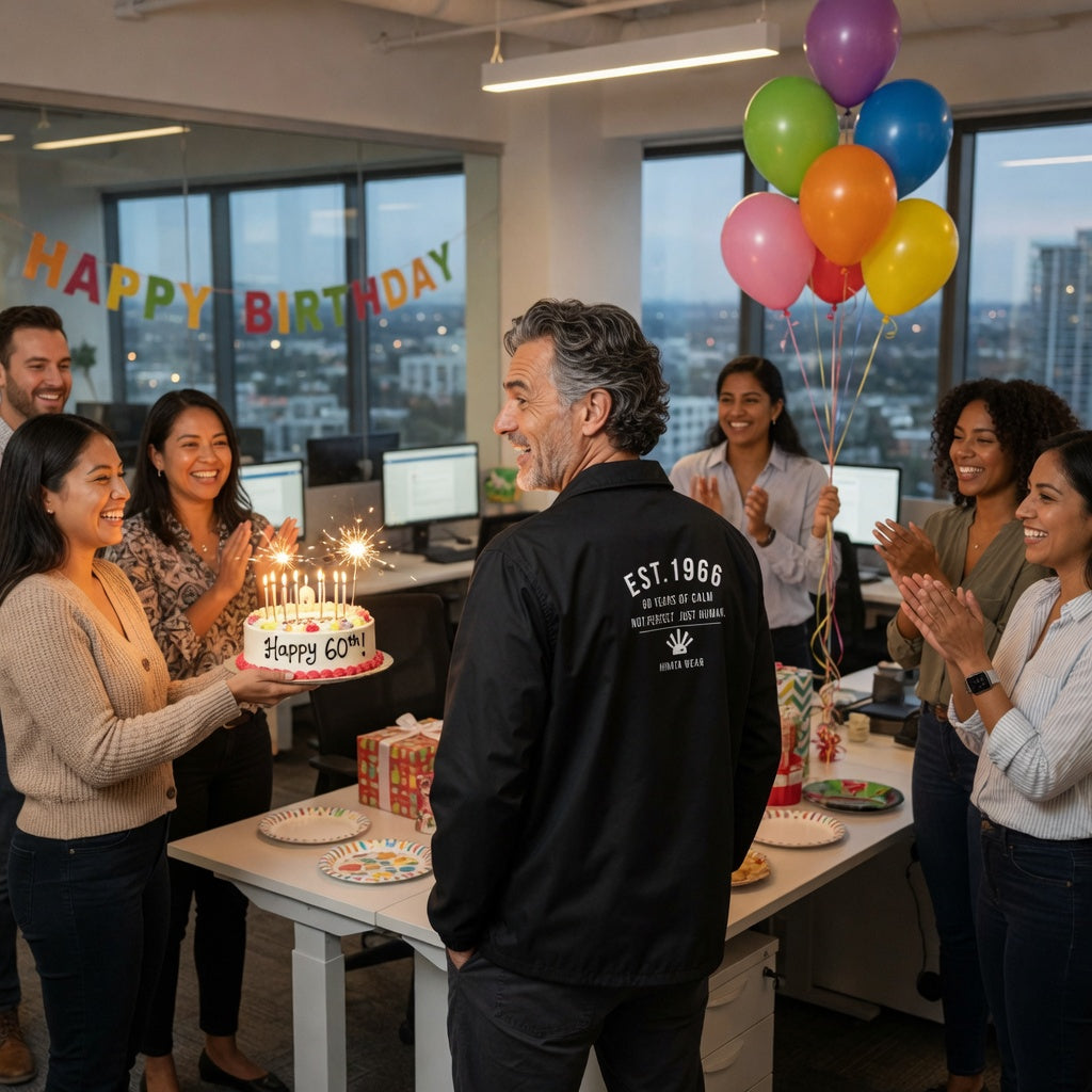 Custom Birthday Coach Jacket – Personalized Birth Year & Message Jacket