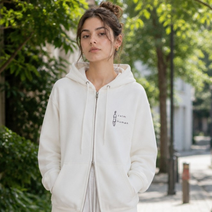 SHIZUKA Zip Hoodie – CALM HUMAN