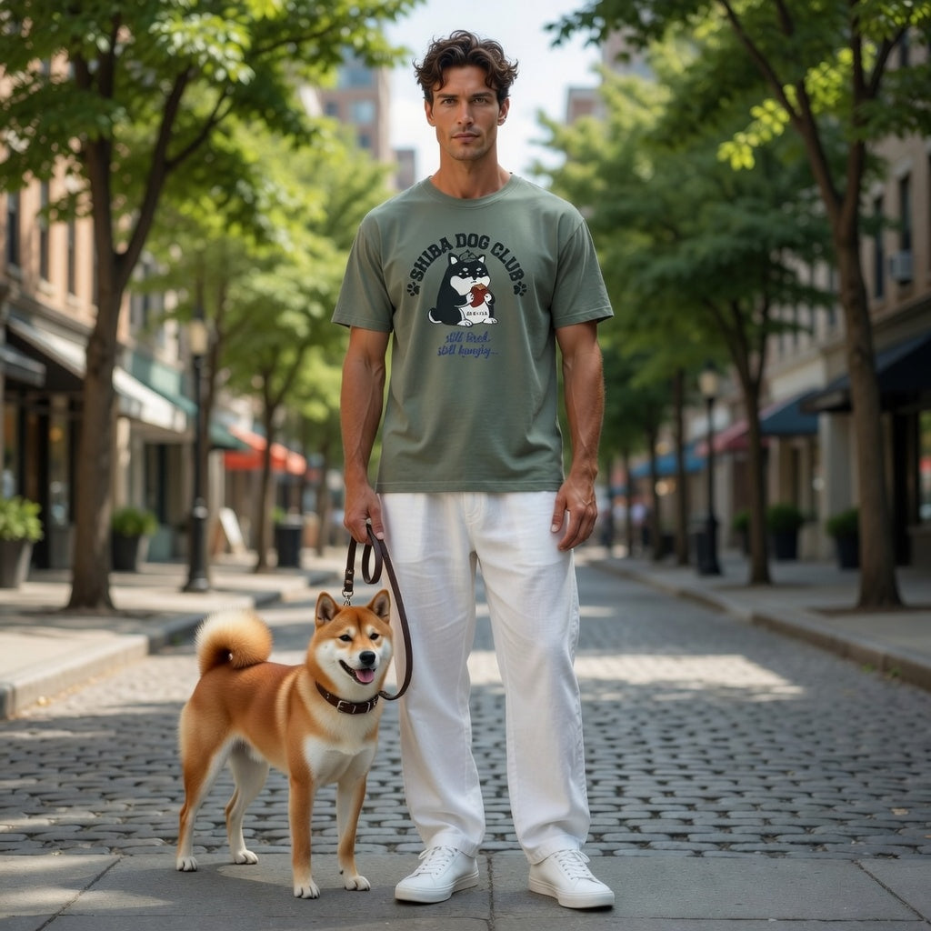 Custom Shiba Dog Club Tee - CALM SHIBA