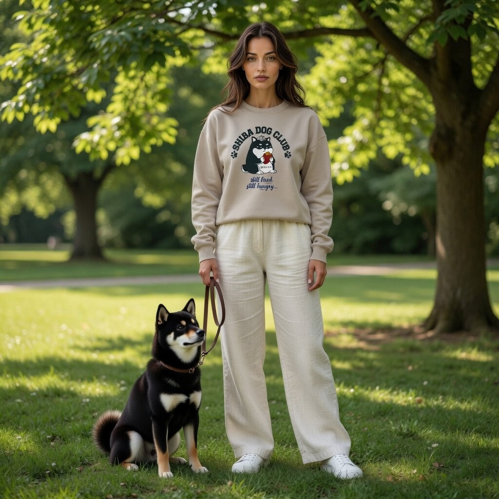 Custom Shiba Dog Club Sweatshirt - CALM SHIBA