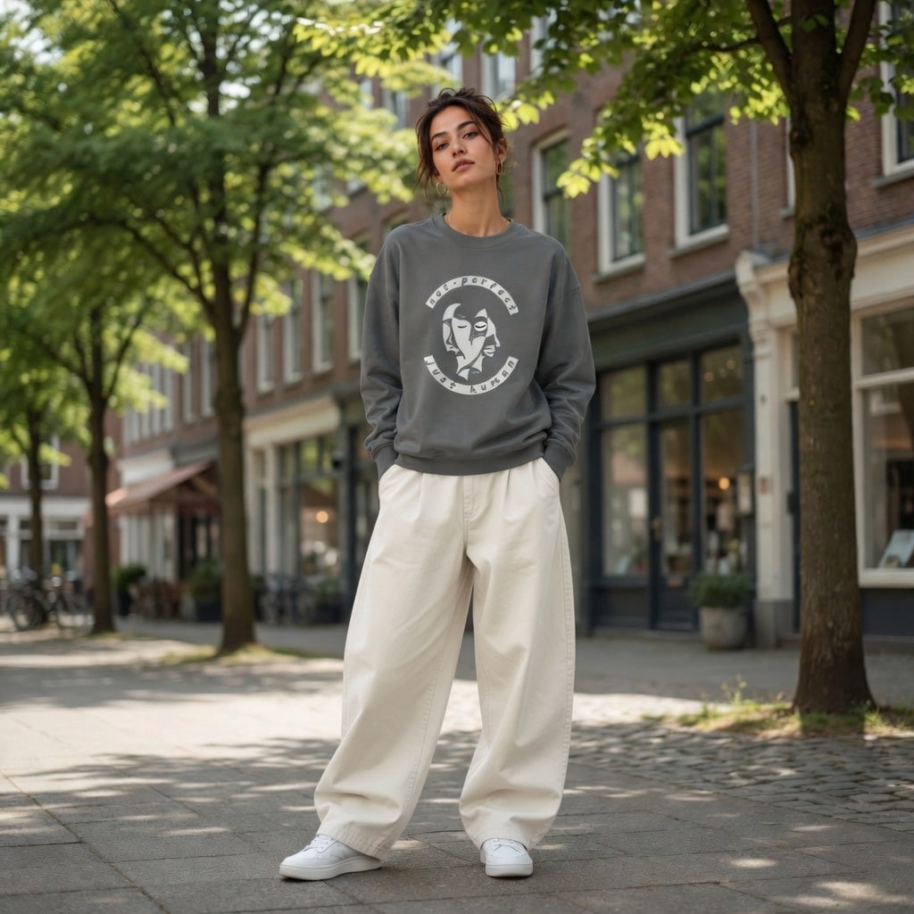 FACE Sweatshirt-CALM HUMAN