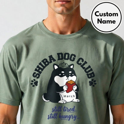 Custom Shiba Dog Club Tee - CALM SHIBA