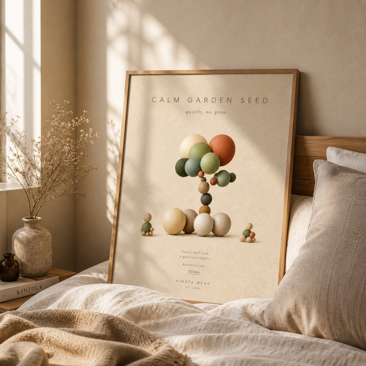 Custom SEED – Calm Garden   Wall Art
