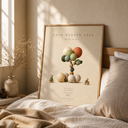 Custom SEED – Calm Garden   Wall Art