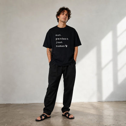 CALM HUMAN “not perfect” Tee
