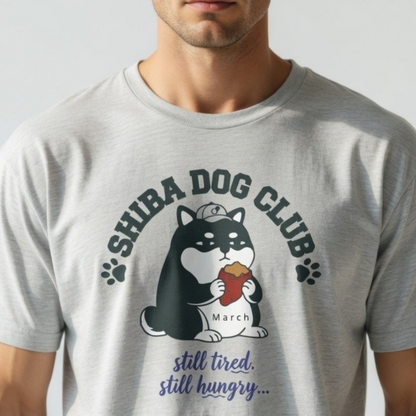 Custom Shiba Dog Club Tee - CALM SHIBA