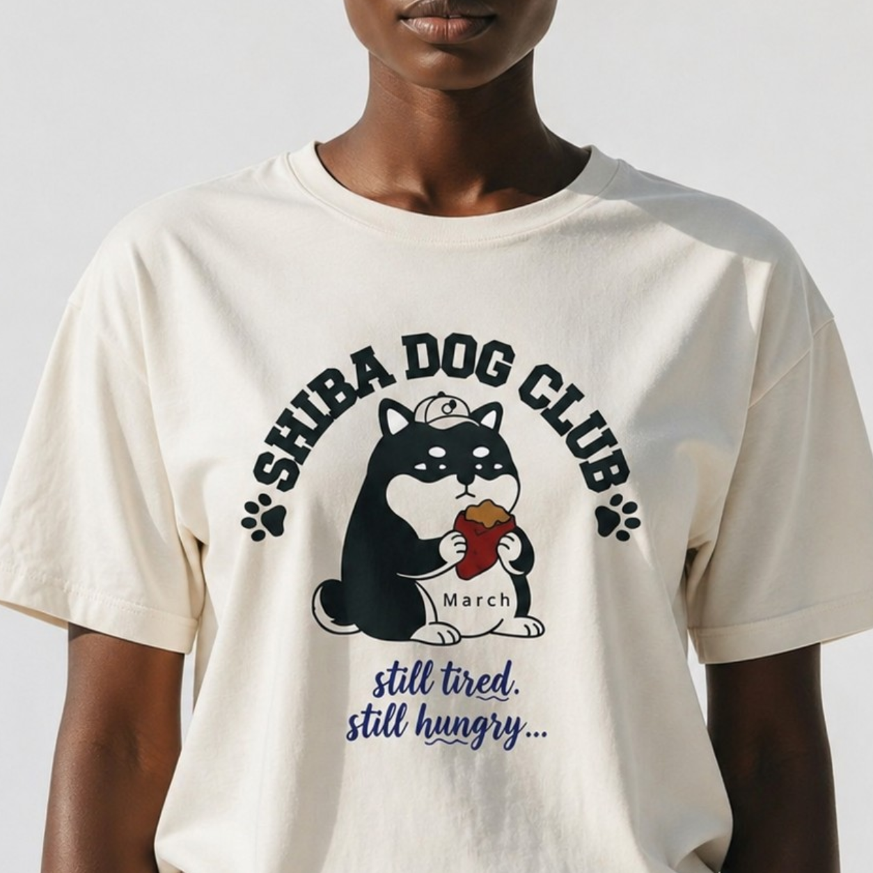 Custom Shiba Dog Club Tee - CALM SHIBA