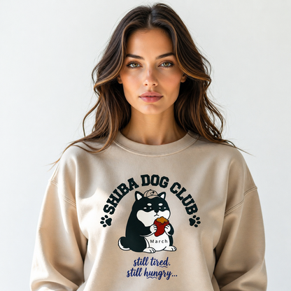 Custom Shiba Dog Club Sweatshirt - CALM SHIBA