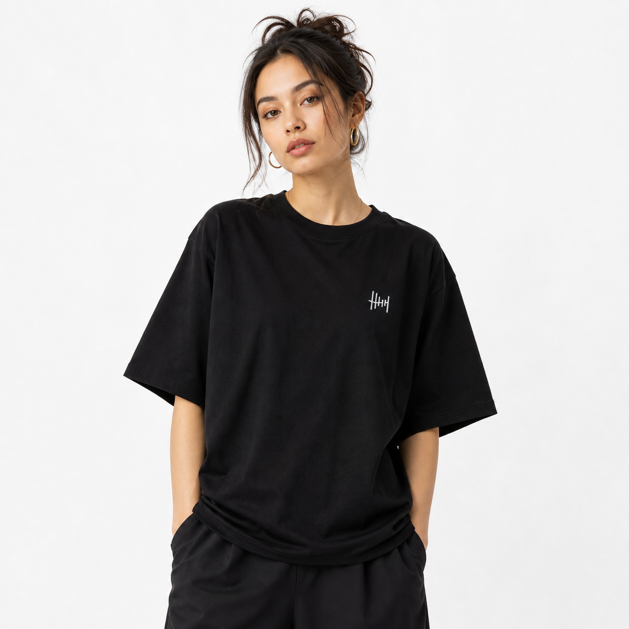 HINATA Logo Unisex Oversized Tee