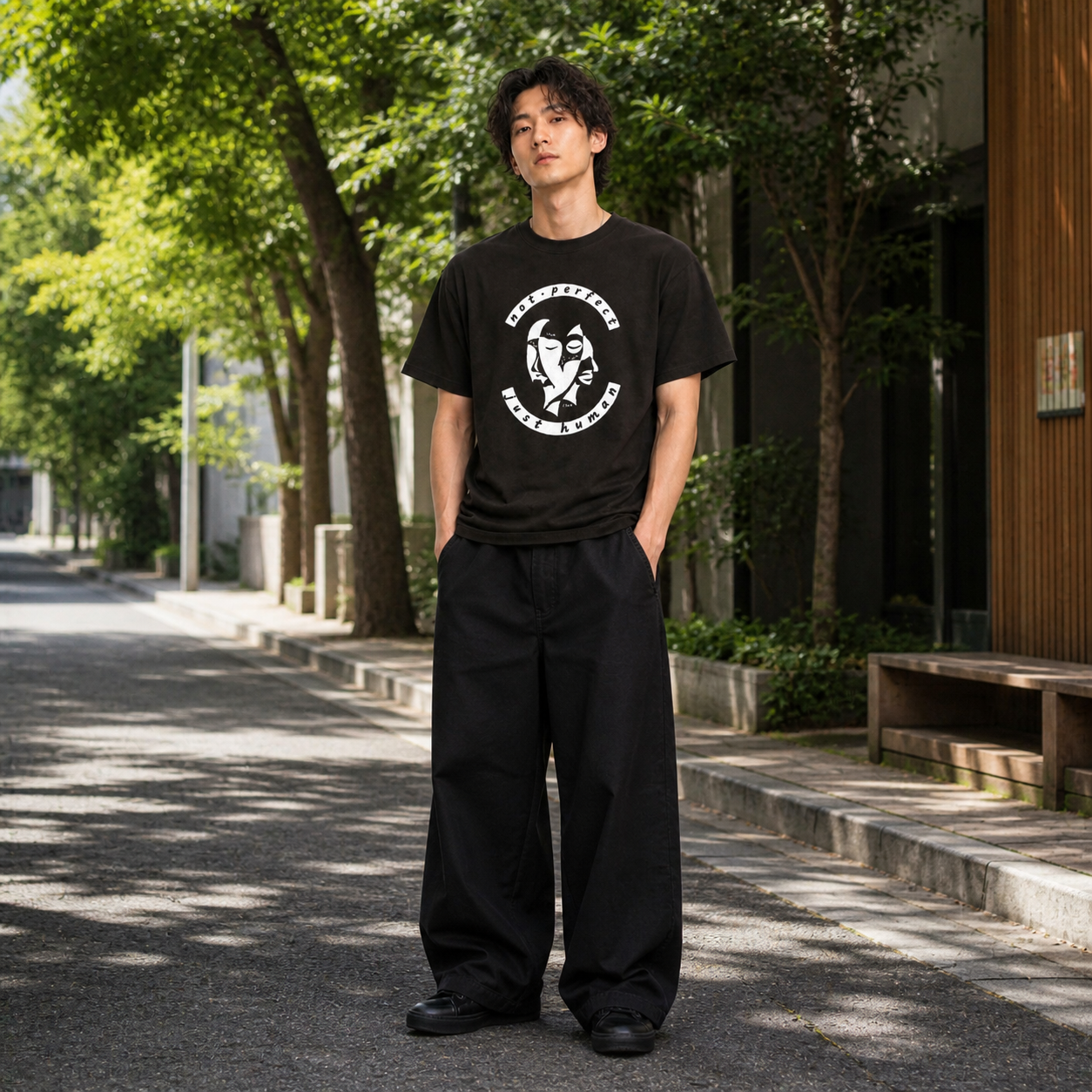 FACE – CALM HUMAN T-Shirt